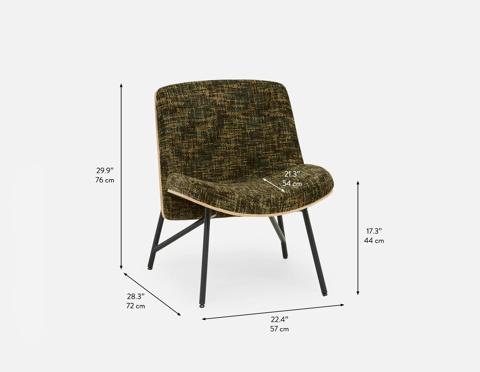 STEPHANE — Contemporary accent bentwood chair (91-60-24-70-D) - Image 11