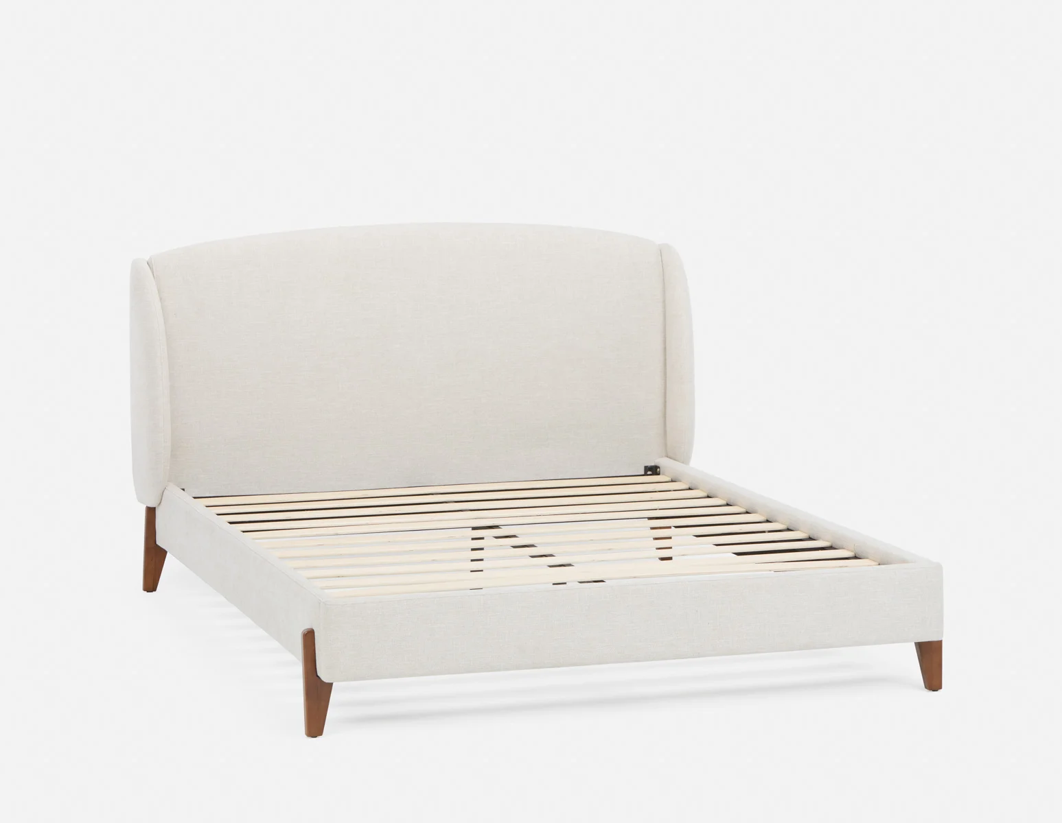 MARCIA — Mid-century modern upholstered queen size bed - Image 3
