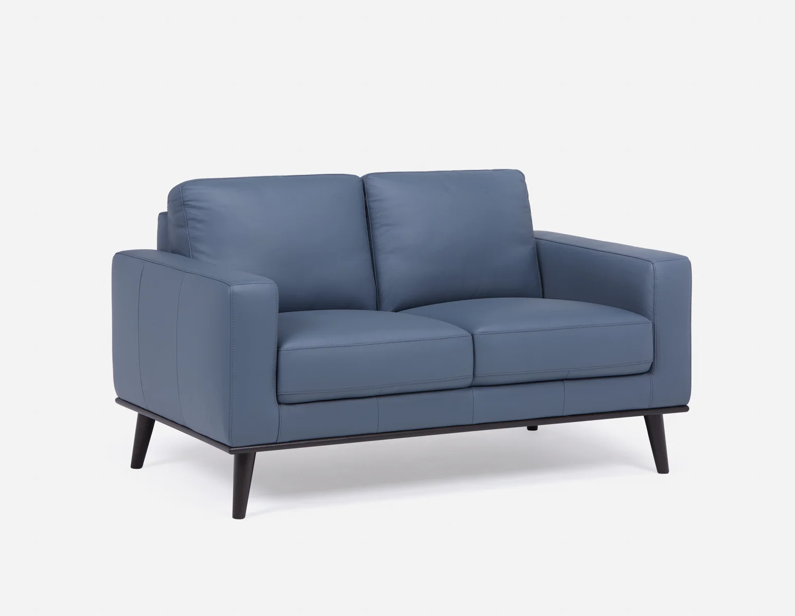 BETTA — 100% leather mid century loveseat (24-76-17-17) - Image 14