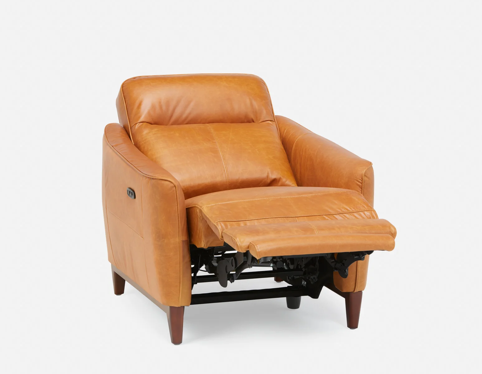 PALMER — Contemporary modern power-reclining 100% leather armchair (03-96-81-49) - Image 9
