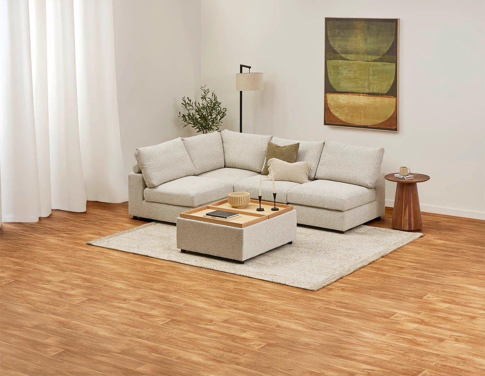 OLISA — Contemporary coffee table ottoman (70-56-70-95) - Image 18