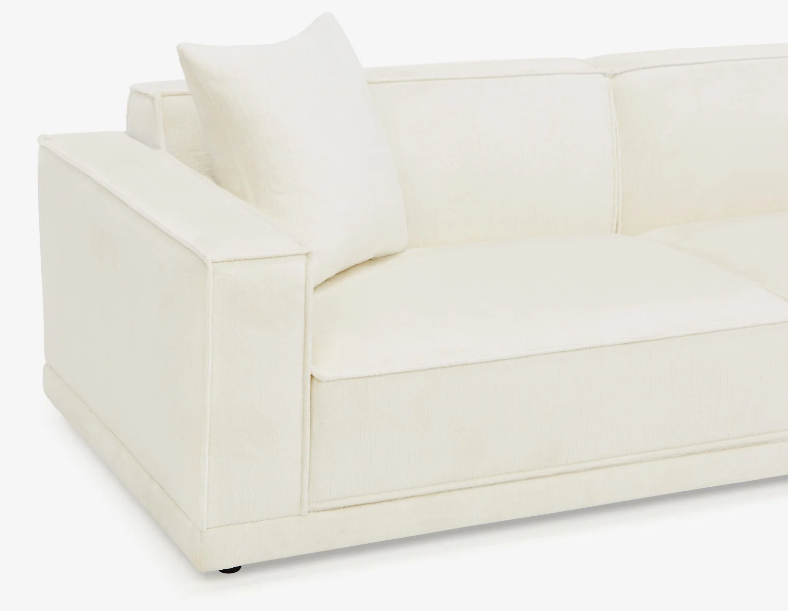 HILLARY — Modern low back 96" luxury sofa (64-85-93-10) - Image 7