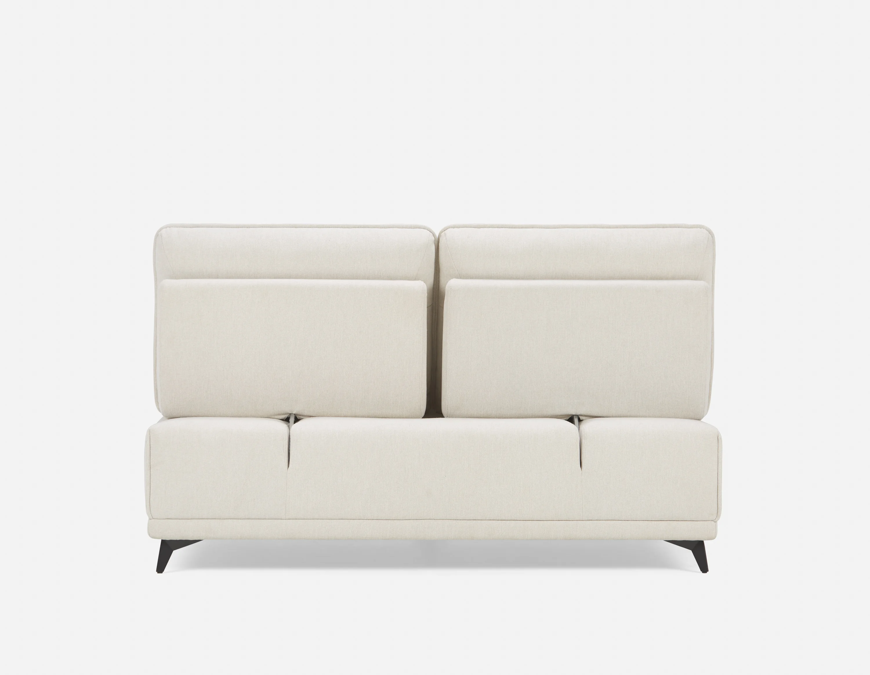 SIMON — Modern contemporary armless loveseat with adjustable backrest (75-79-85-95) - Image 9