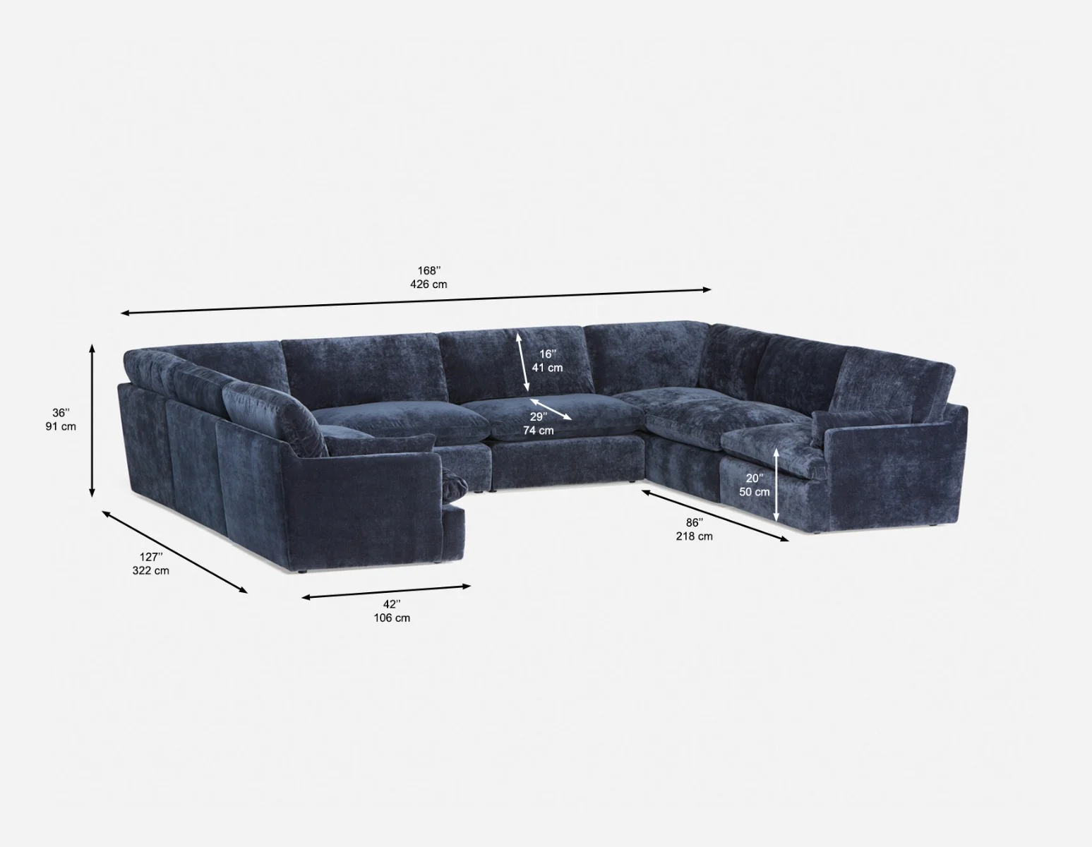 CHABLIS — 8-pc modular interchangeable sofa (24-08-74-60) - Image 6