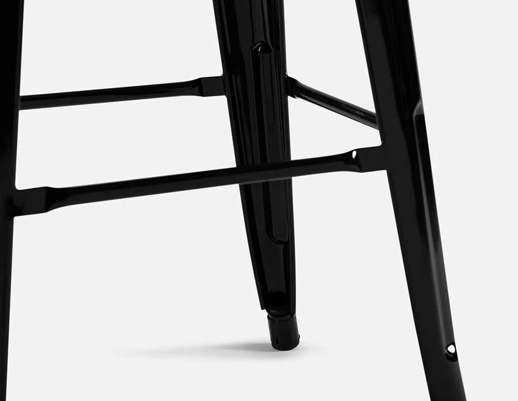 HUDSON — Iron bar stool 76 cm (92-16-15-20) - Image 3