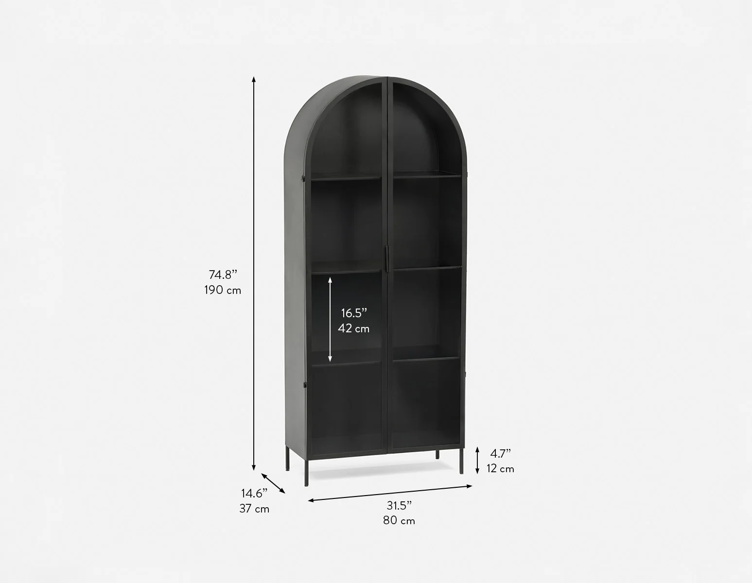 ZELDA — Industrial vintage iron cabinet 82 cm (99-09-32-53-D) - Image 10