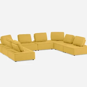 LEON — 8-pc modular interchangeable sofa (64-97-53-50)