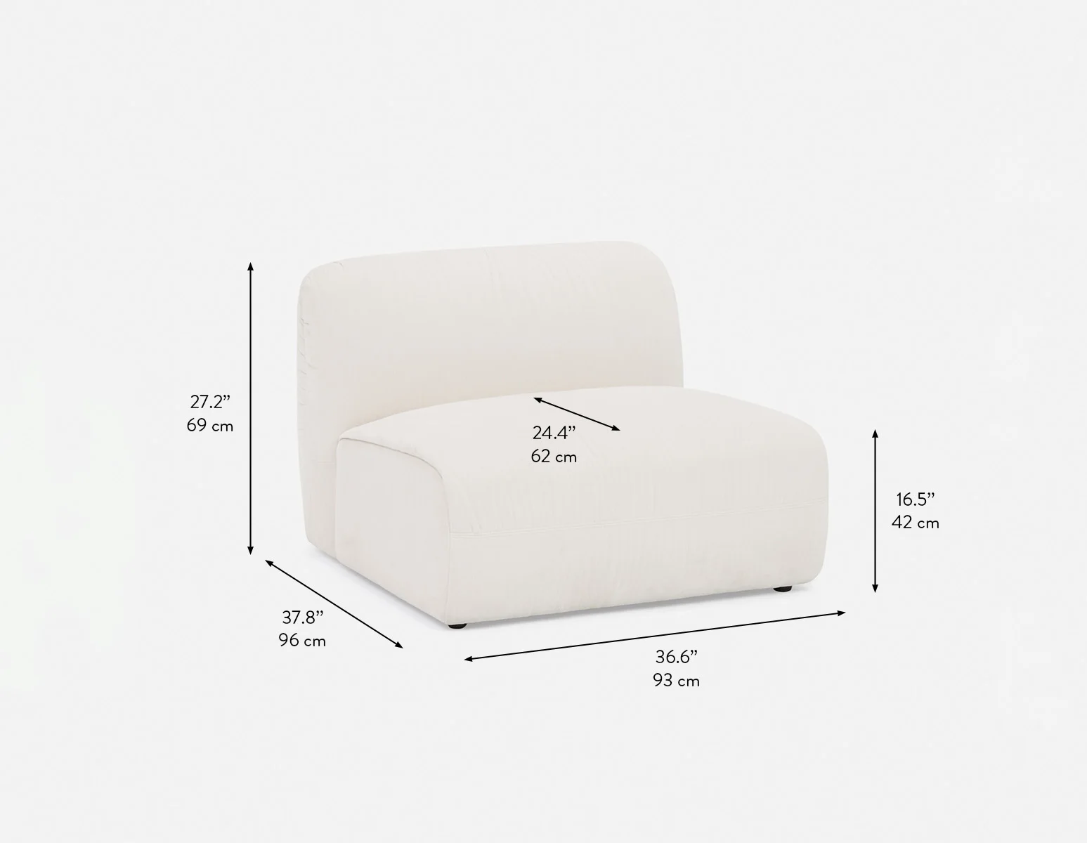 MODENA — Modular armless sofa customize to fit your space (92-47-01-95-D) - Image 10