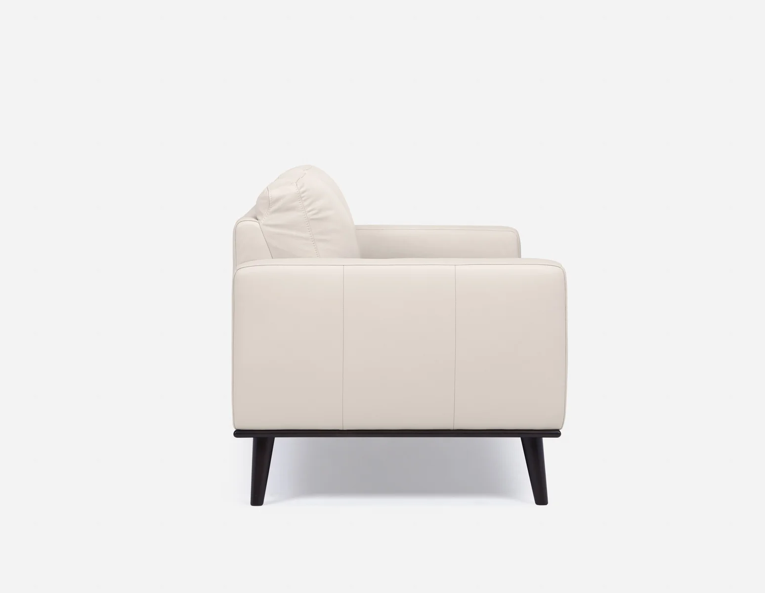 BETTA — 100% leather mid century loveseat (24-76-17-34) - Image 10