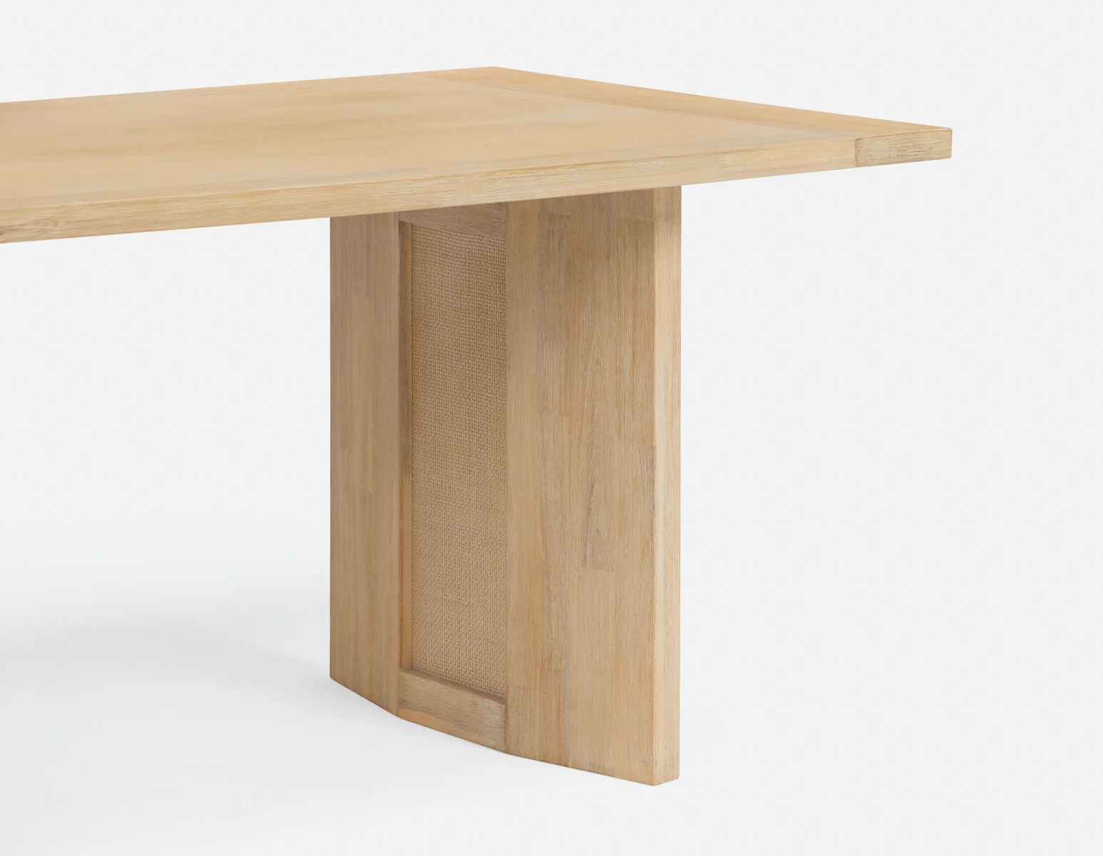 GILLIS — Modern farmhouse acacia wood dining table 210 cm - Image 6