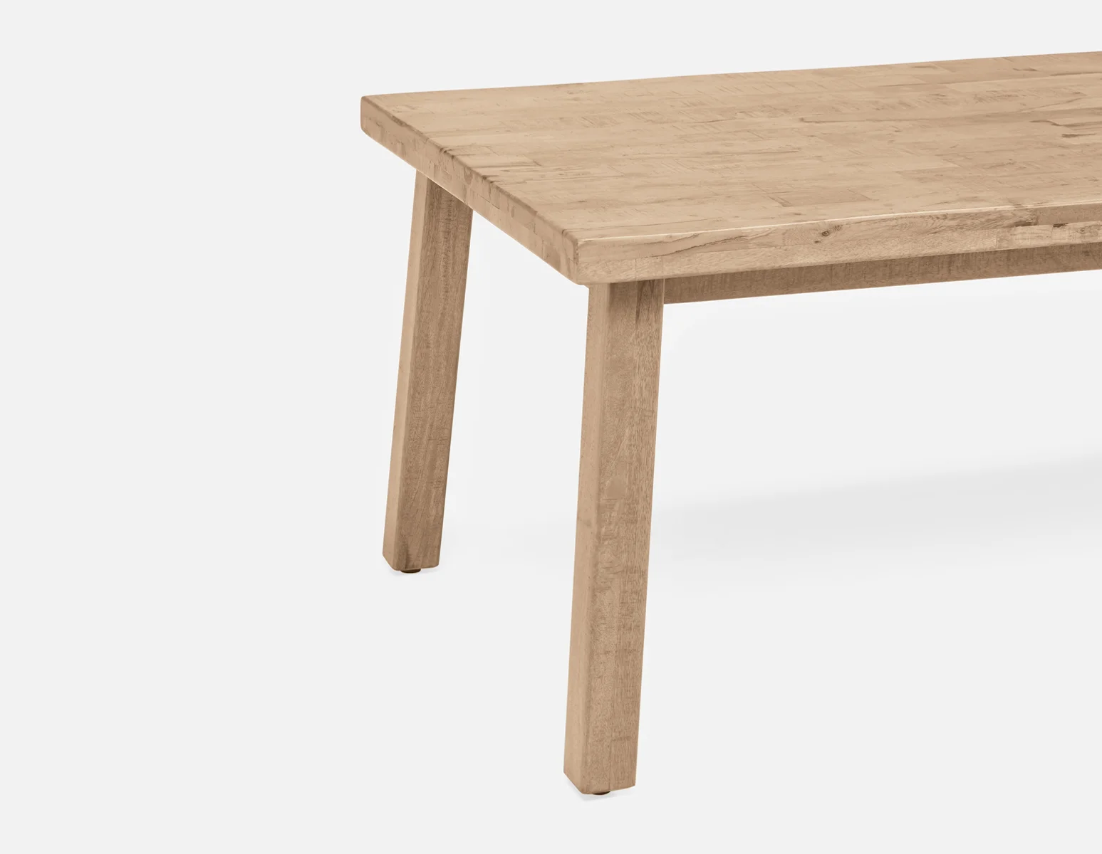 THESSALIA — Distressed solid mango wood large dining table 240 cm (94-80-91-42) - Image 5