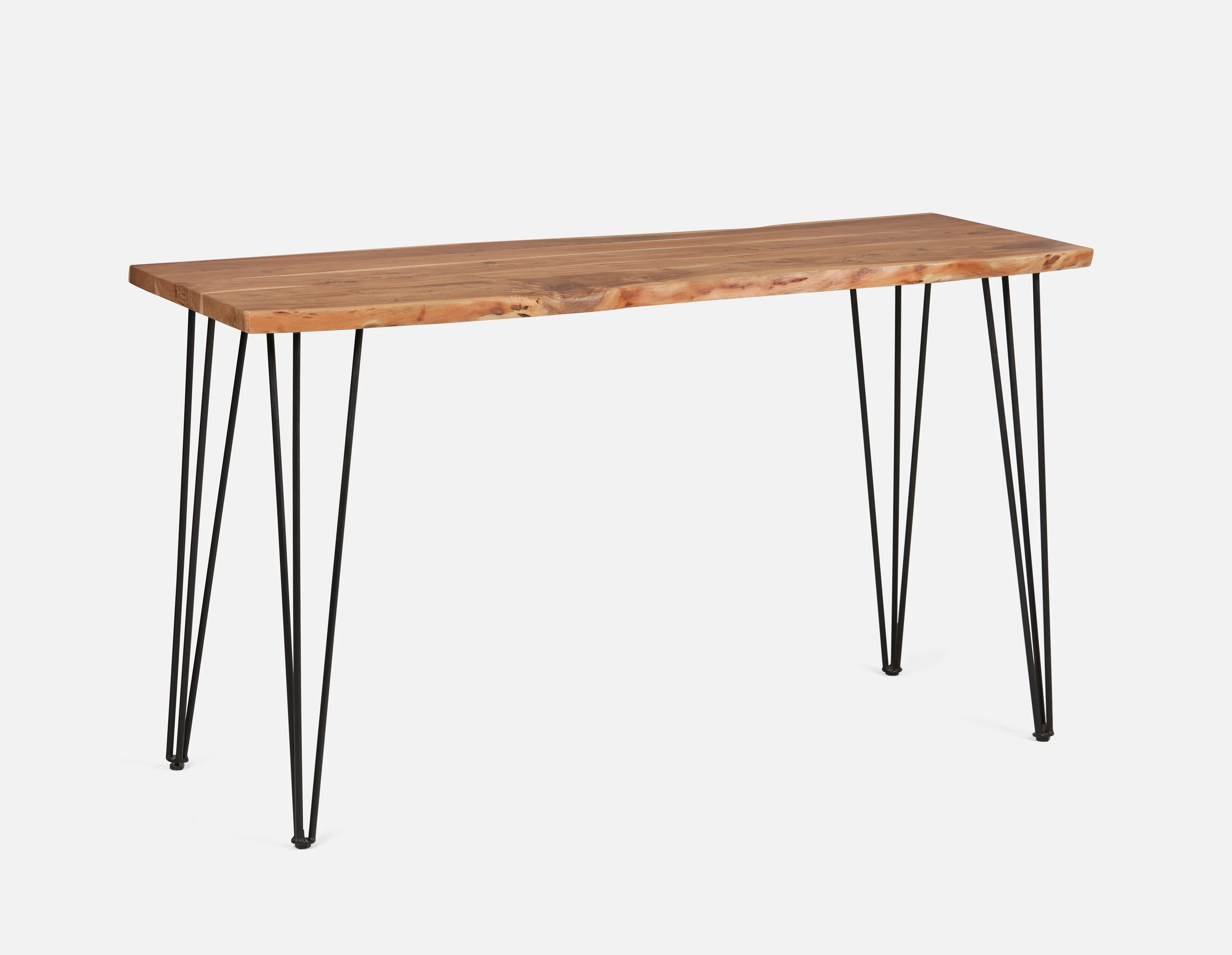RENO — Solid acacia wood bar table 160cm - Image 12