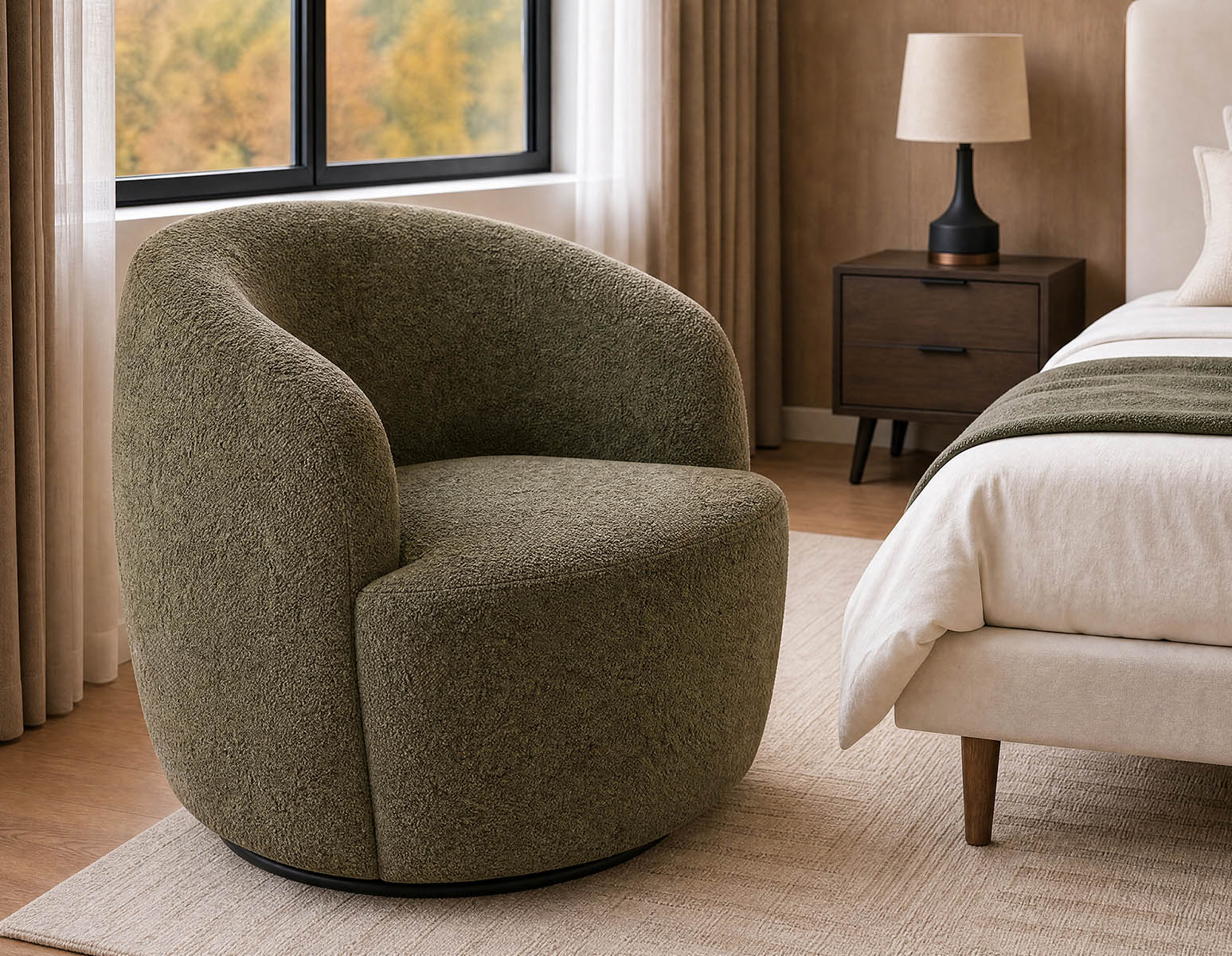 JANELLE — Swivel armchair (12-62-65-70)