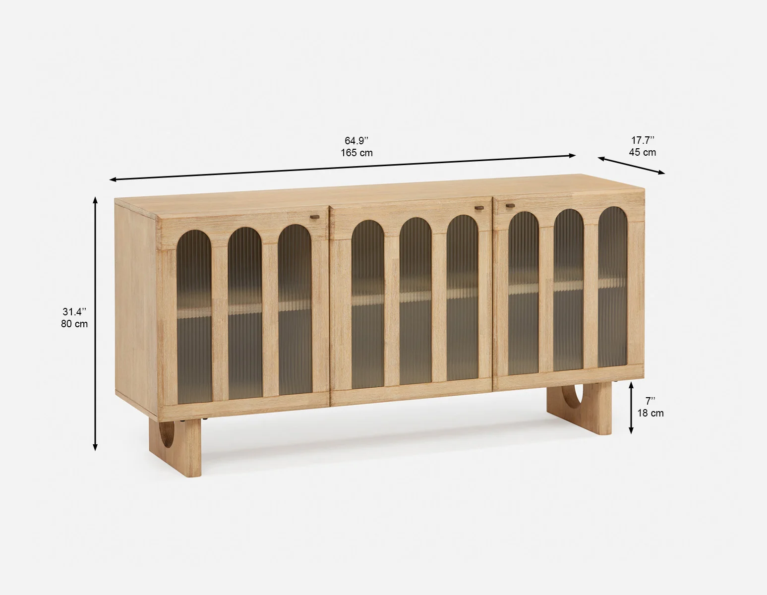 PRIYA — Elegant 3-door sideboard - Image 10