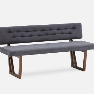 SYLVIA — Bench with tufted backrest (49-76-99-02)