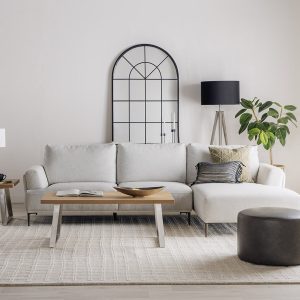 VICTOR — Contemporary right-facing sectional sofa (03-84-97-95)