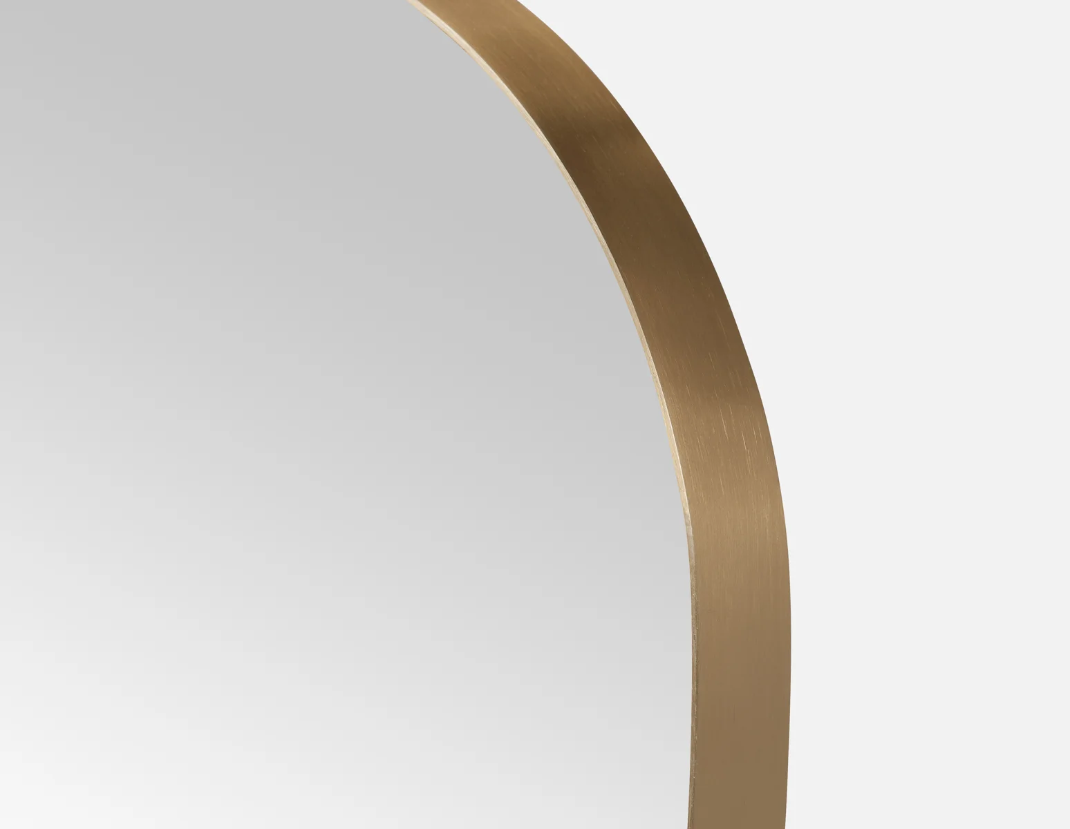 DENNES — Oval stainless steel mirror 50 cm x 120 cm - Image 3