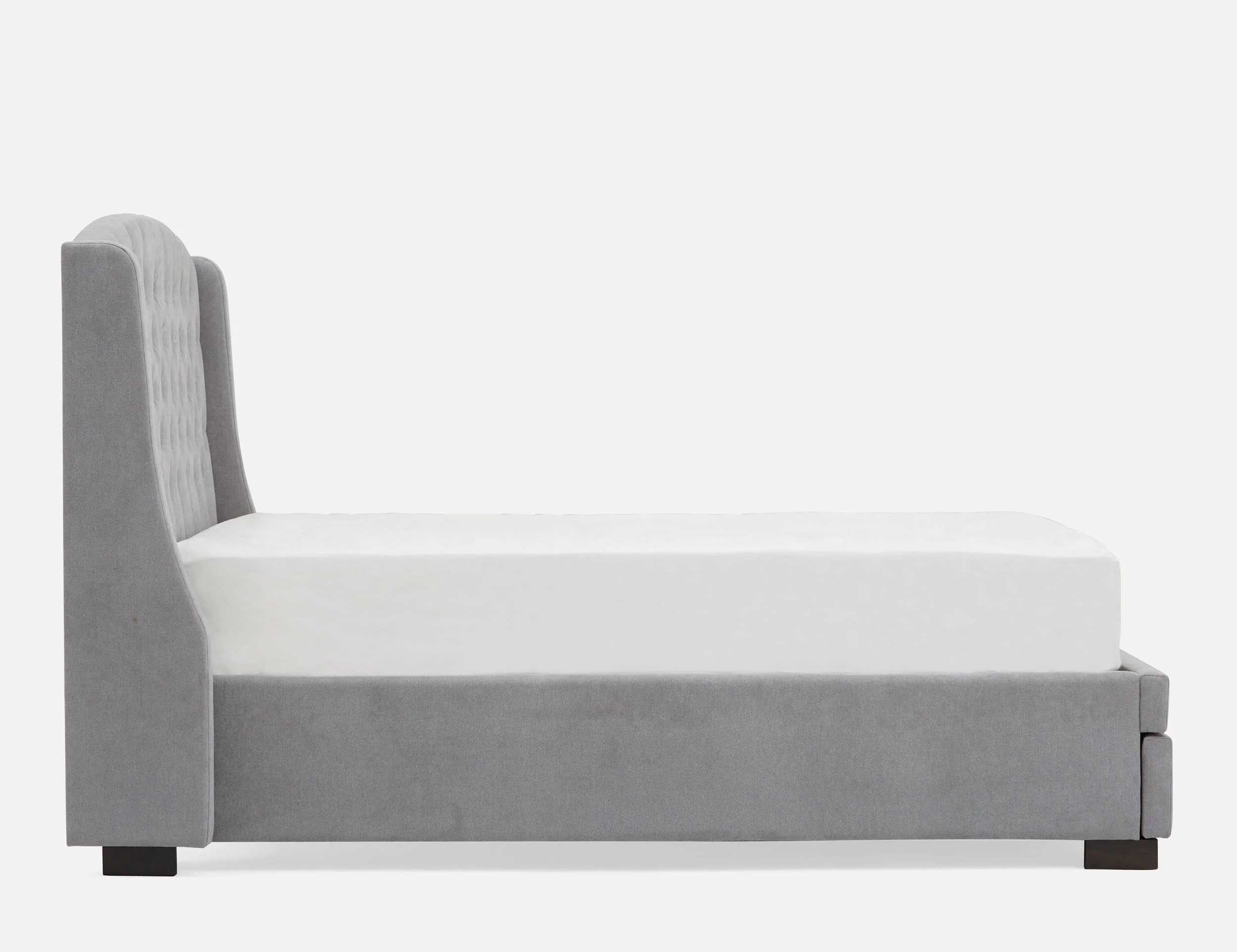 RAVEL — Traditional tufted upholstered wingback queen size bed with storage (81-42-52-30) - Image 5
