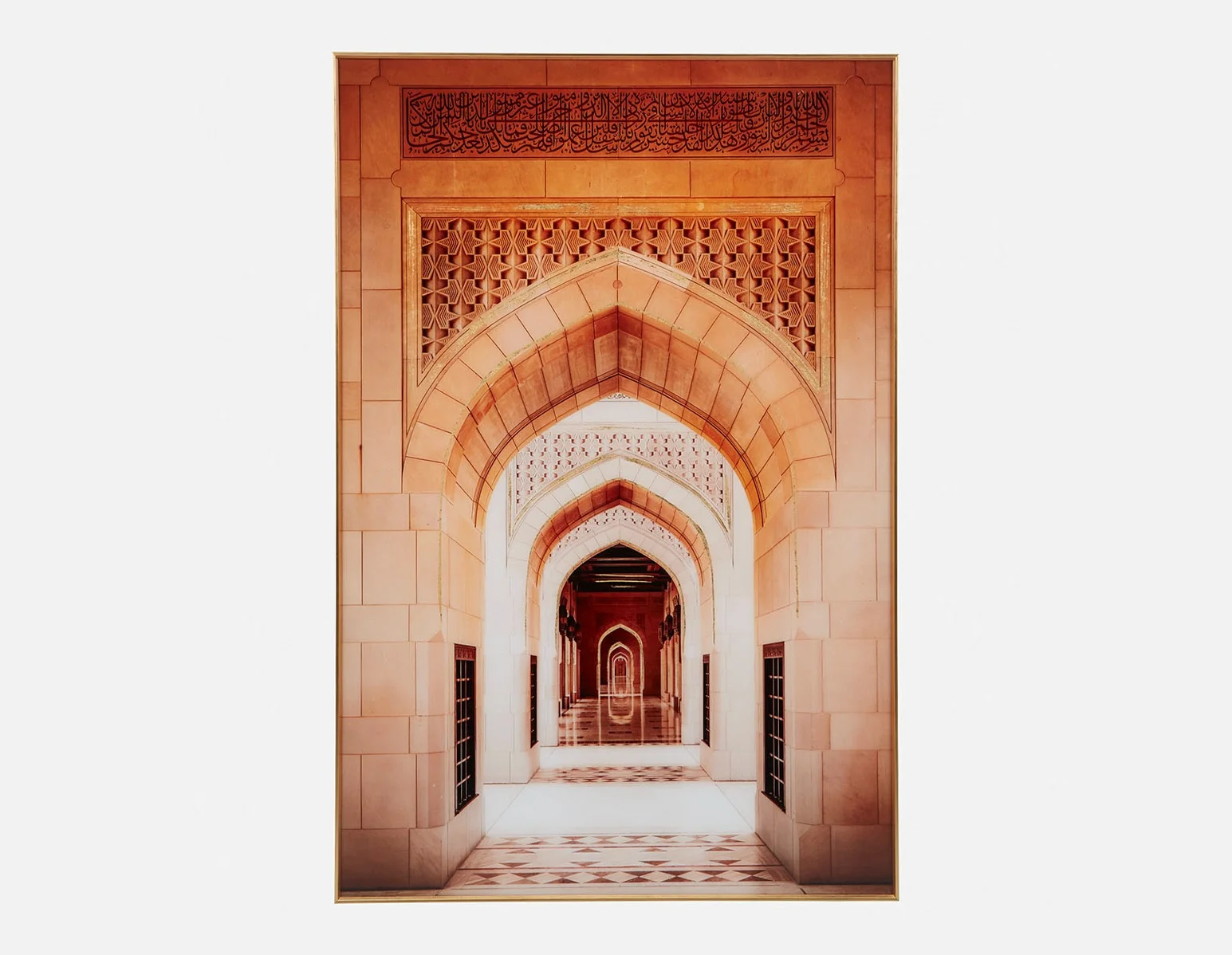 QABOOS II — Framed giclée 100 cm x 150 cm - Image 3