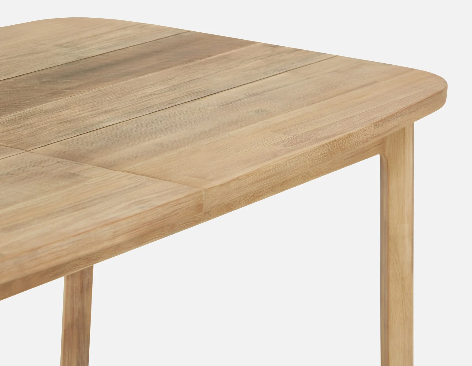 DALTON — Rustic farmhouse extendable acacia wood dining table 180cm - Image 7