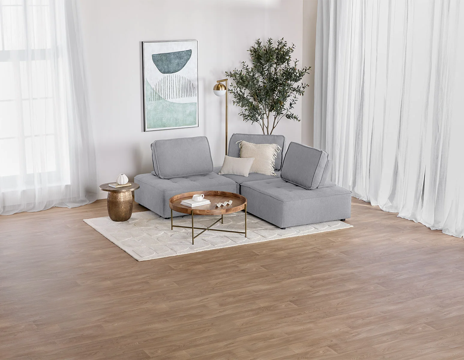 LEON — 3-pc modular interchangeable sofa (19-36-86-62) - Image 13