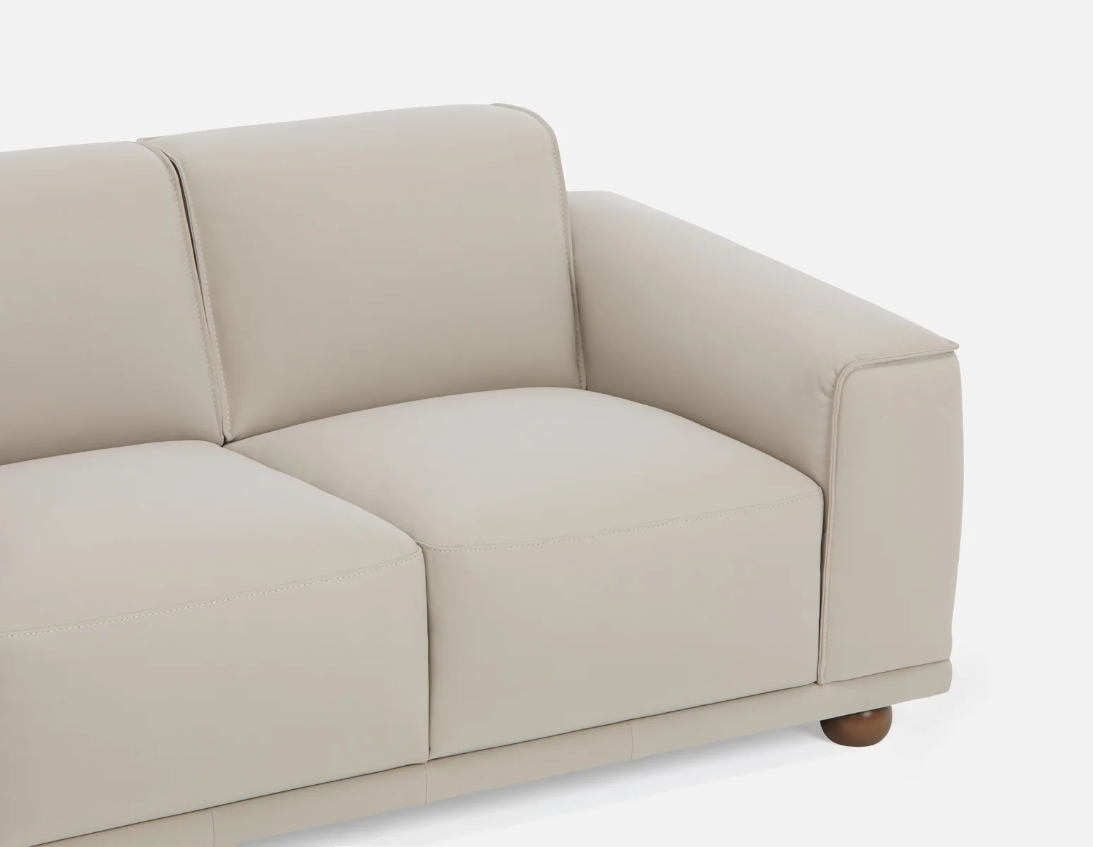 VIGO — 100% leather apartment sofa (71-99-64-88) - Image 9