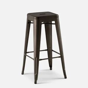 HUDSON — Iron bar stool 76 cm (92-16-15-52)