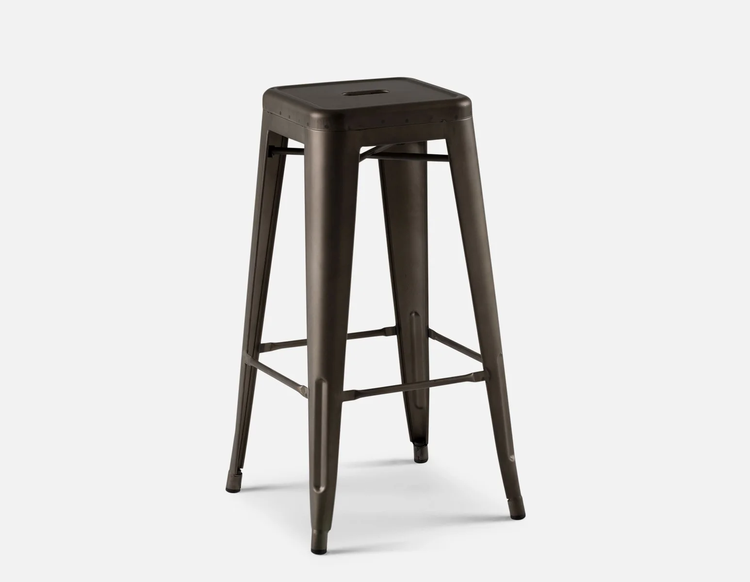 HUDSON — Iron bar stool 76 cm (92-16-15-52)