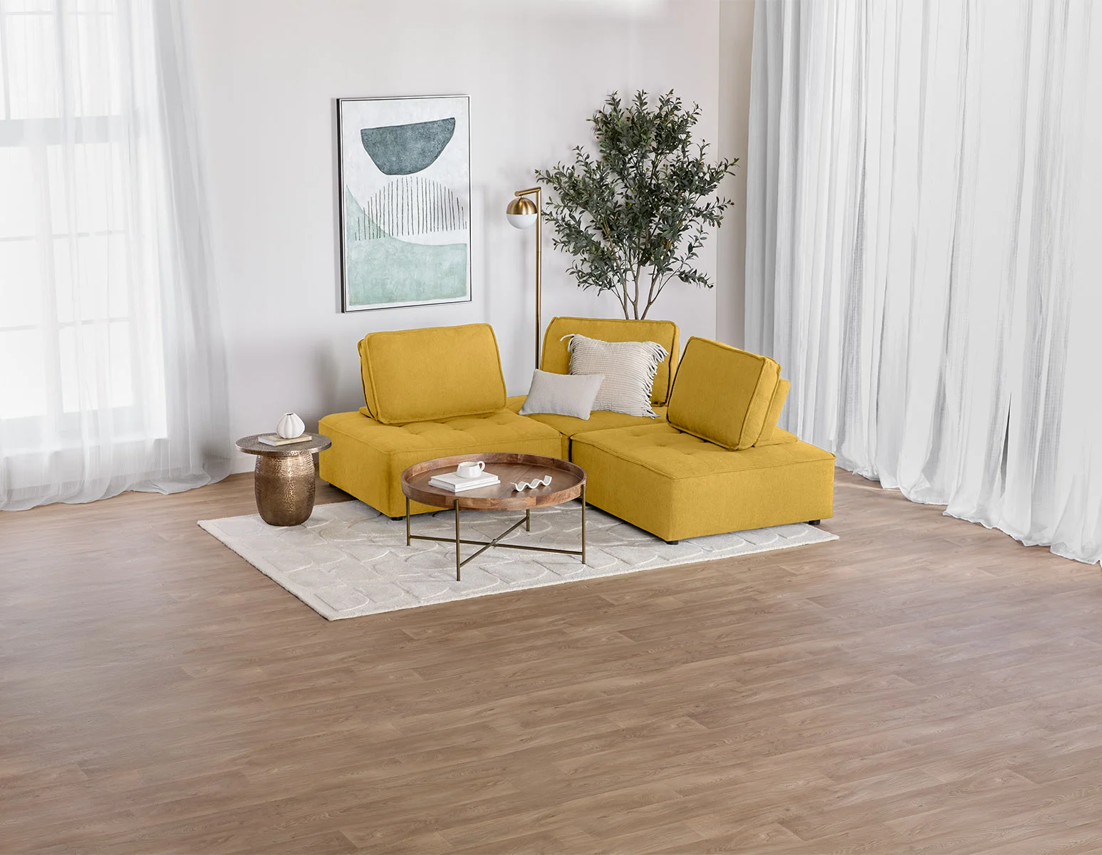 LEON — 1-pc modular interchangeable sofa (60-67-96-50) - Image 15