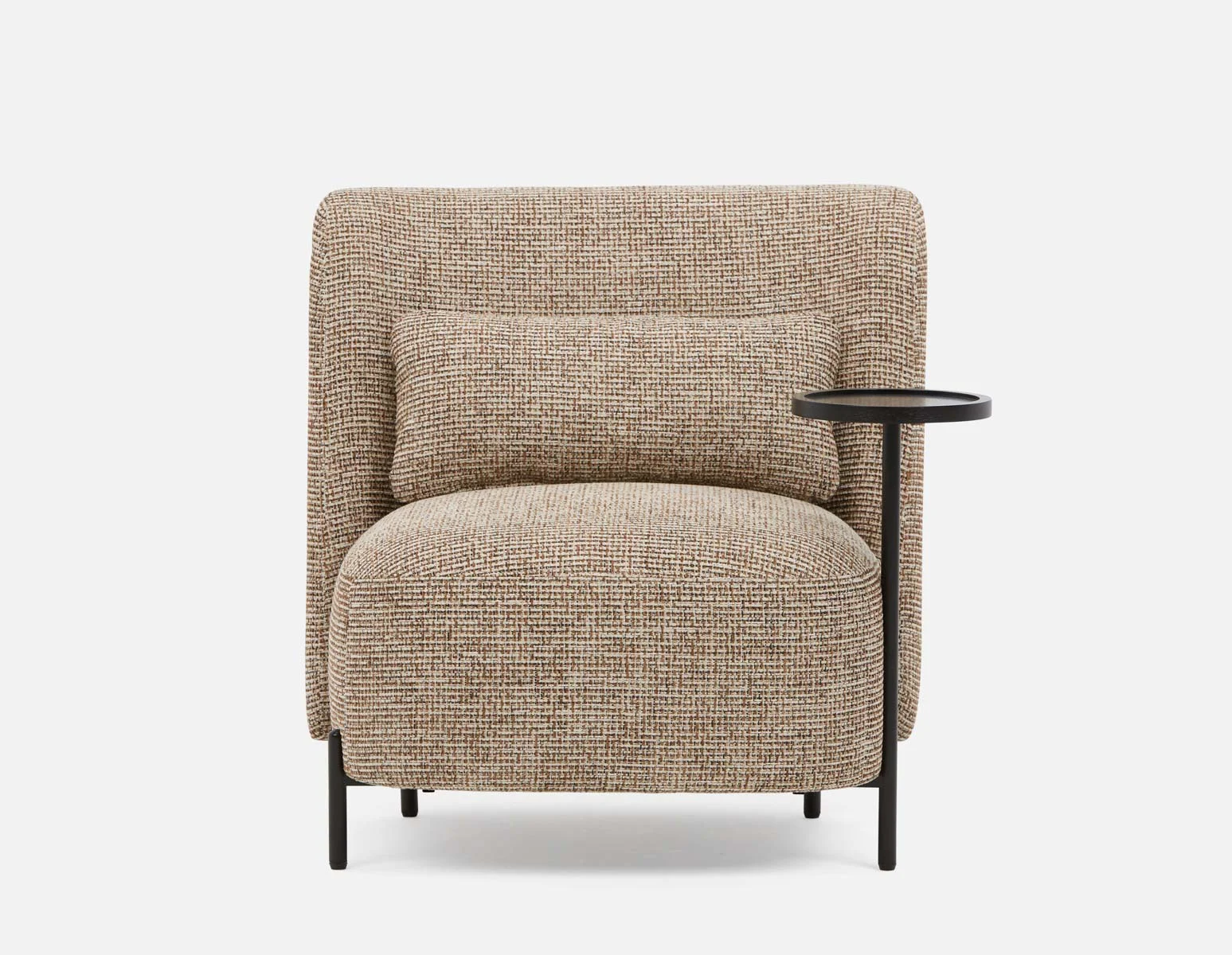 STIOLO — Accent chair with interchangeable drink stand (96-63-18-96) - Image 3