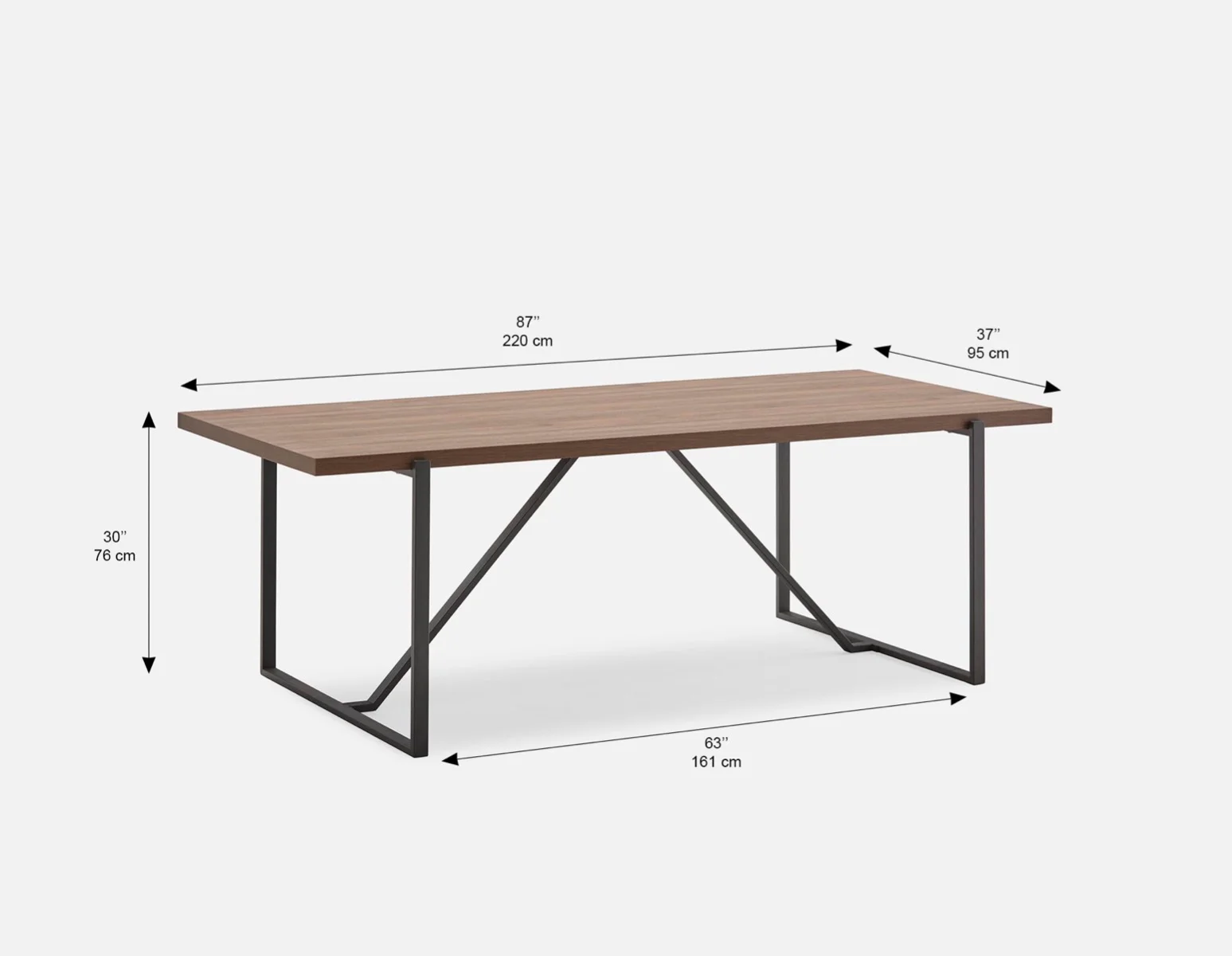ARDA — Large dining table 220 cm (15-10-88-97) - Image 7