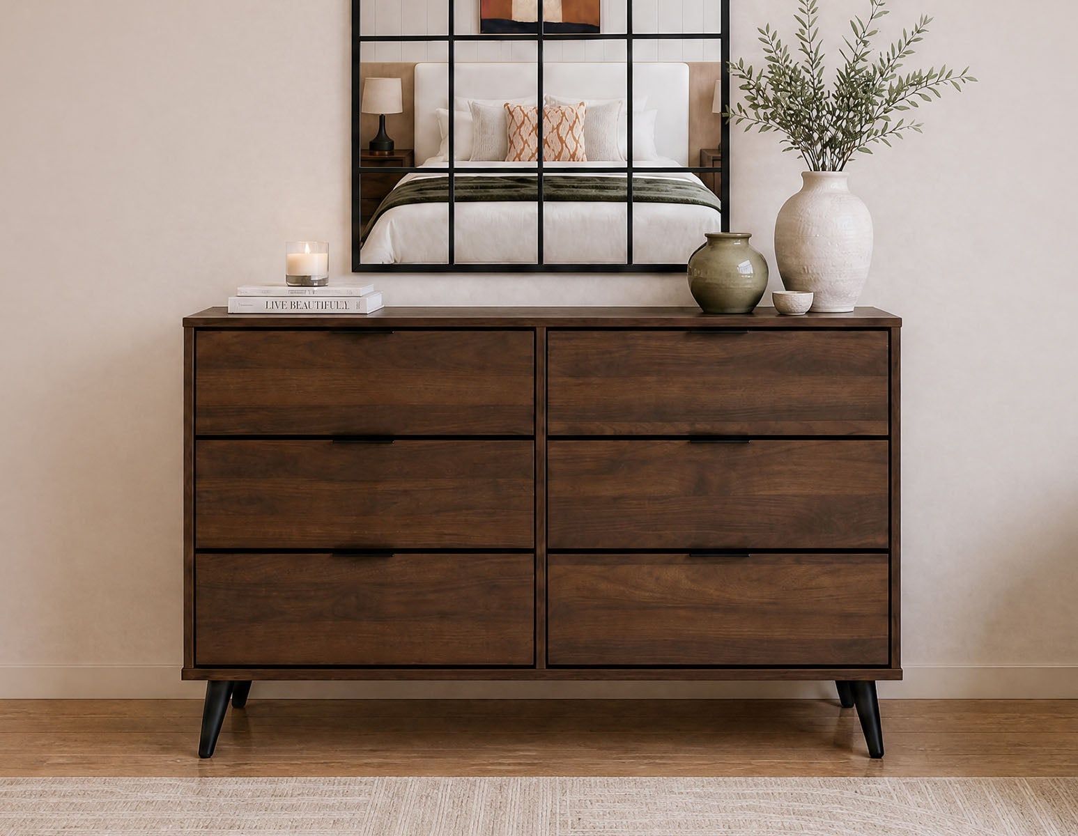 NADIA — 6-drawer dresser