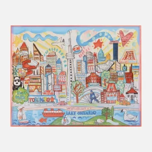 CITY YYZ — Acrylic shadow box art 85 x 110 cm