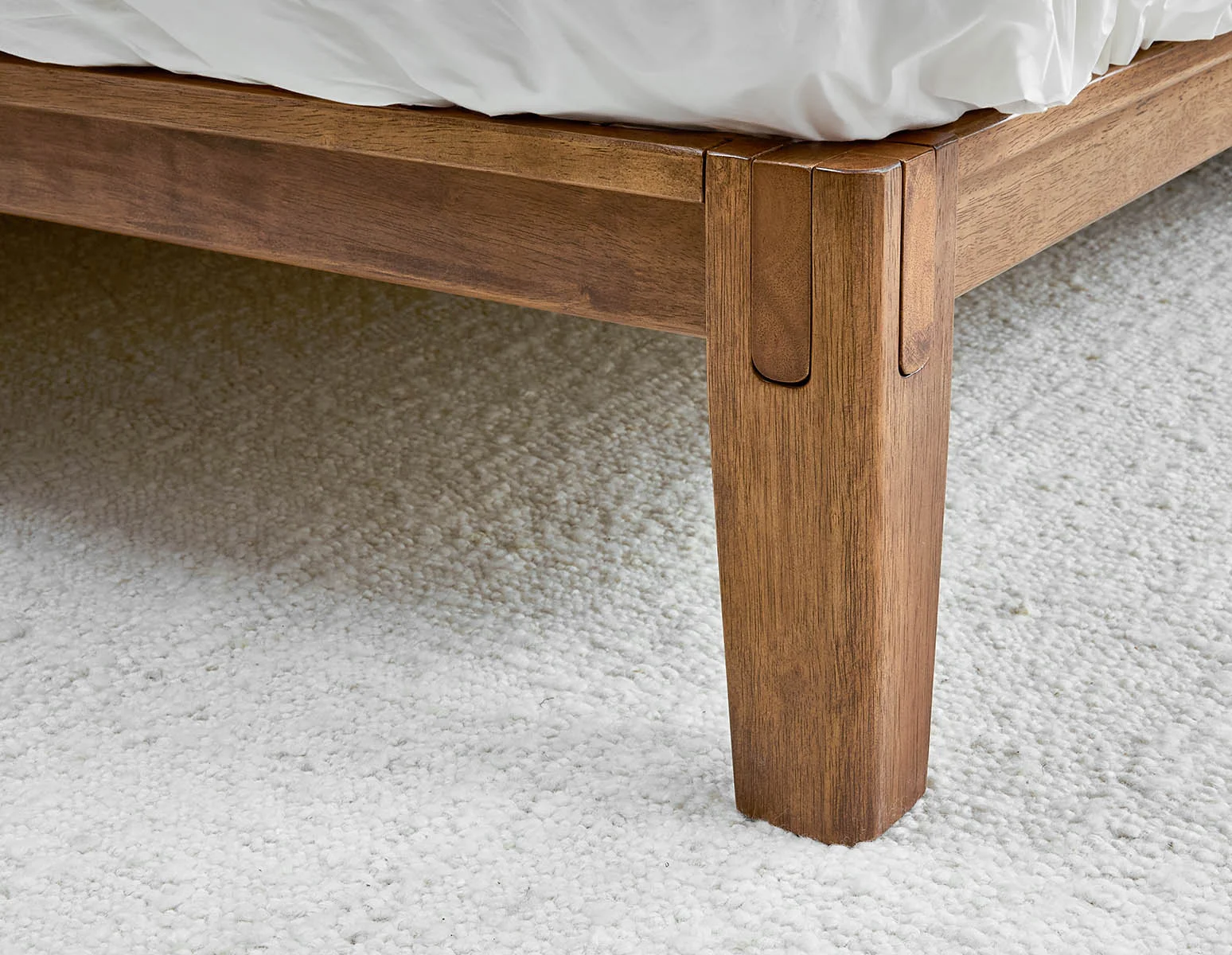 BENA — Mid-century modern double size bed frame (75-07-07-97) - Image 13