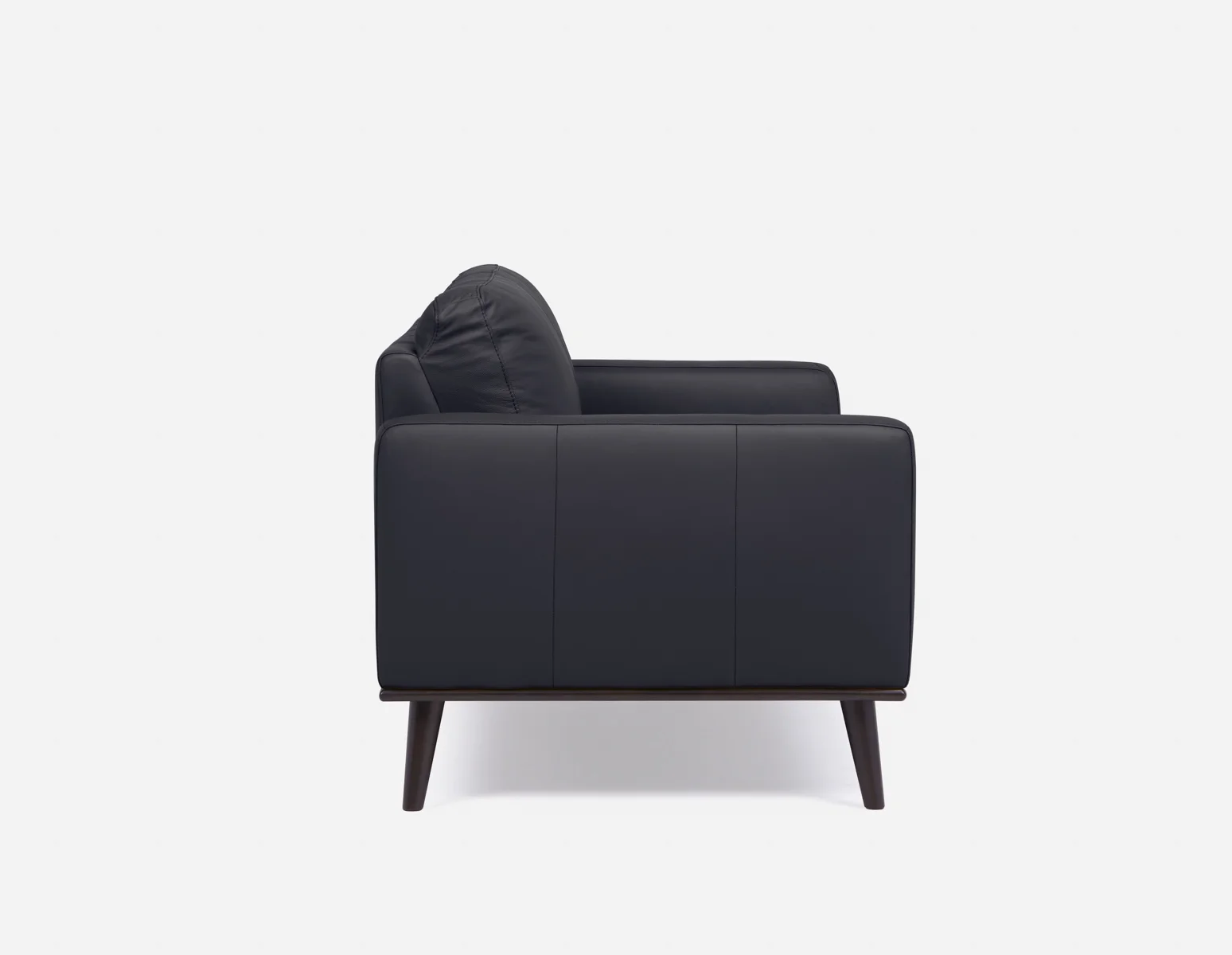 BETTA — 100% leather mid century loveseat (24-76-17-20) - Image 10