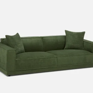 HILLARY — Modern low back 96" luxury sofa (64-85-93-70)