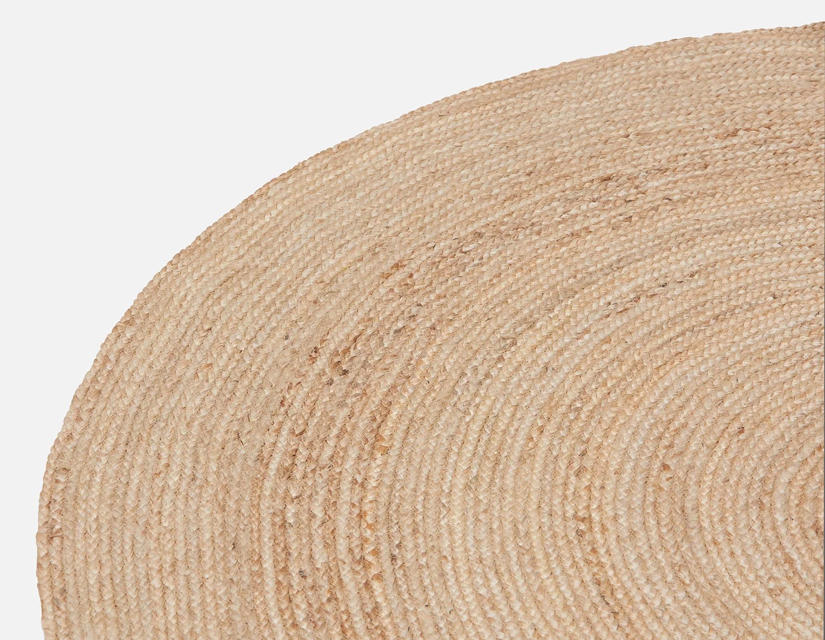 PERU — Braided jute rug 6' - Image 7