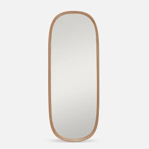 DONTE — Oak framed mirror 45 cm x 115 cm