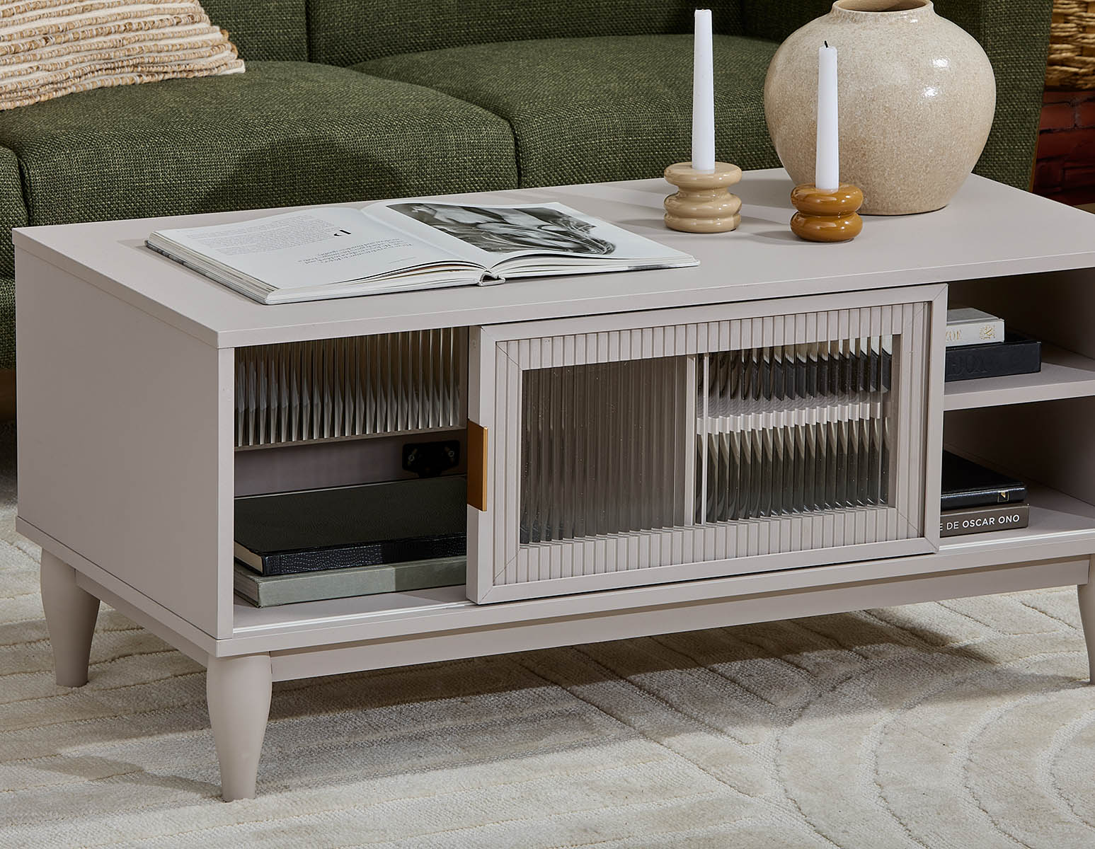 ALLESSIO — Modern contemporary coffee table with storage (00-88-74-93) - Image 14
