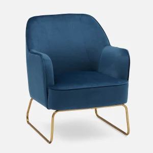DARAH — Velvet armchair (91-15-30-60)