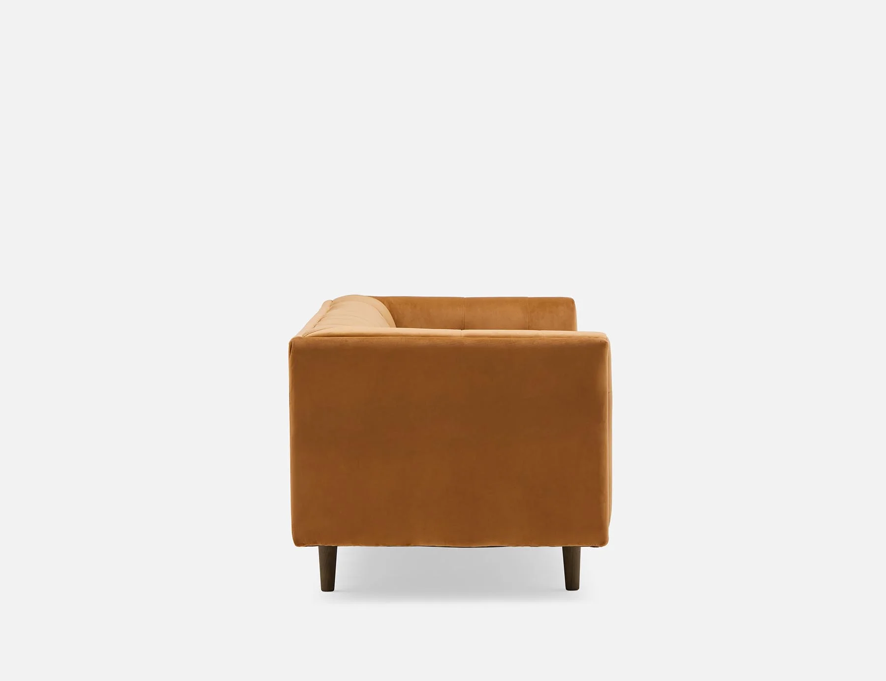 LORETTA — Mid-century modern velvet 3-seater sofa (18-76-63-96) - Image 6