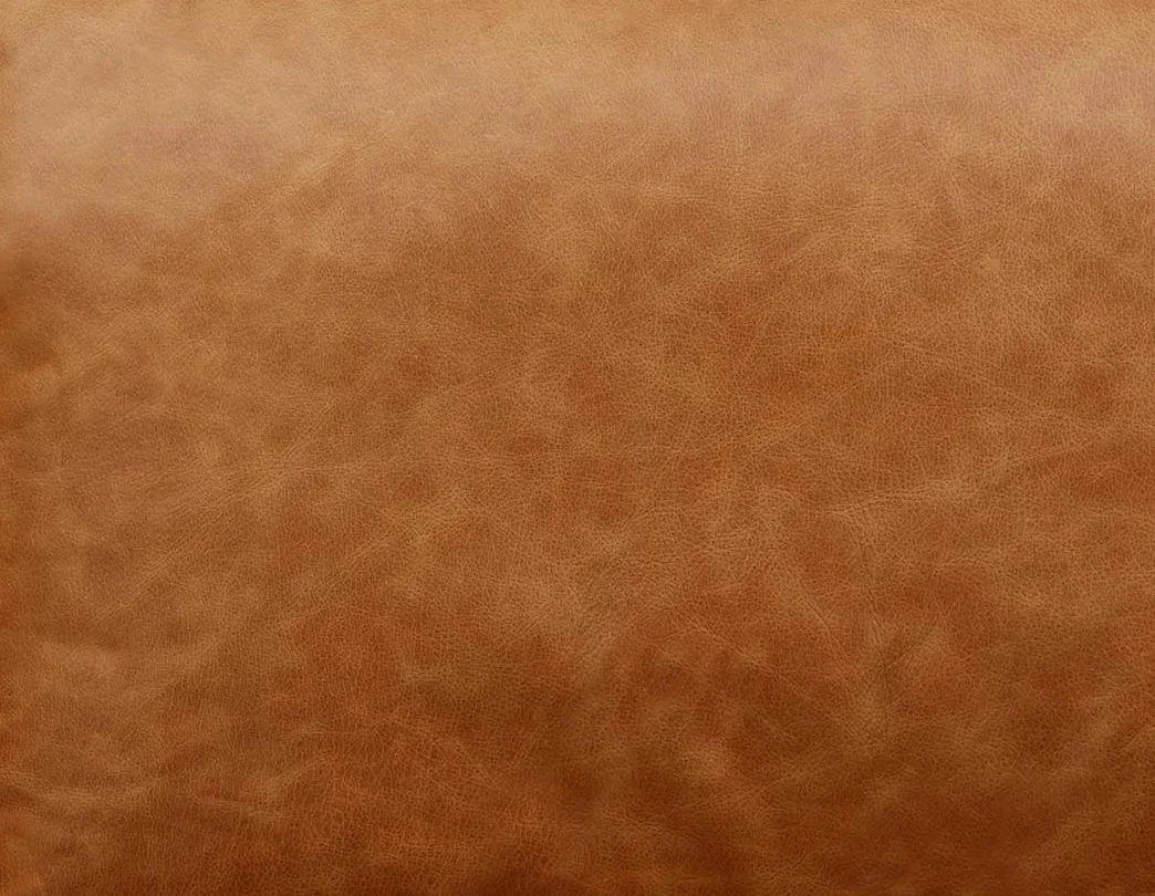 KINSEY — Mid-century modern left-facing 100% leather sectional sofa - Image 15