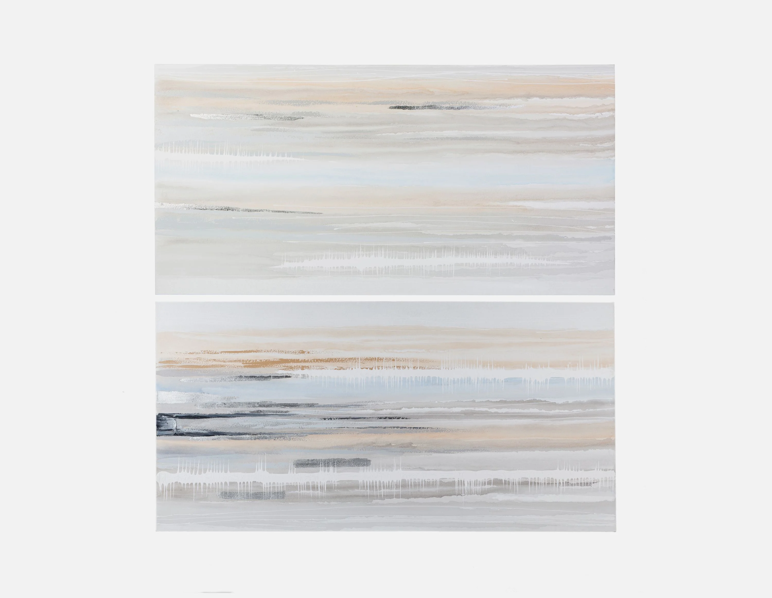 EMERIC — Set of 2 hand-painted artworks 200 cm x 200 cm - Image 2