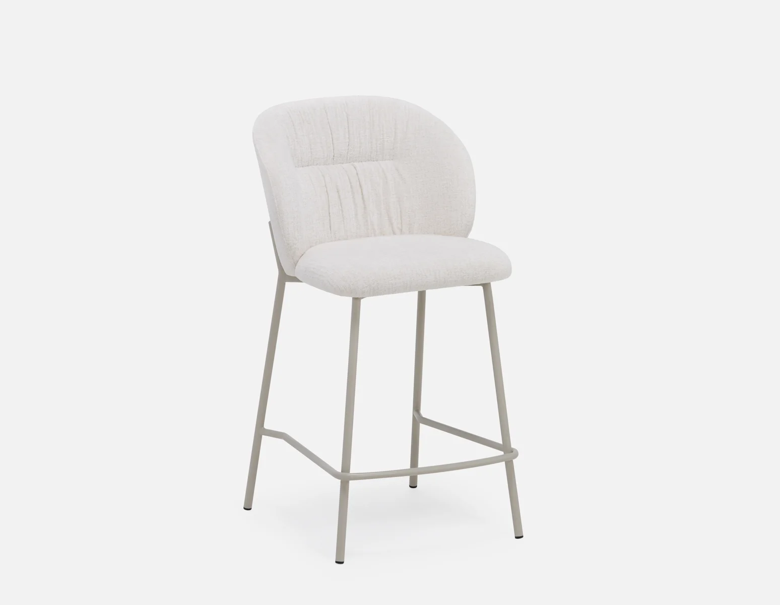 ELODI — Contemporary counter stool with backrest 66cm (14-99-54-10)