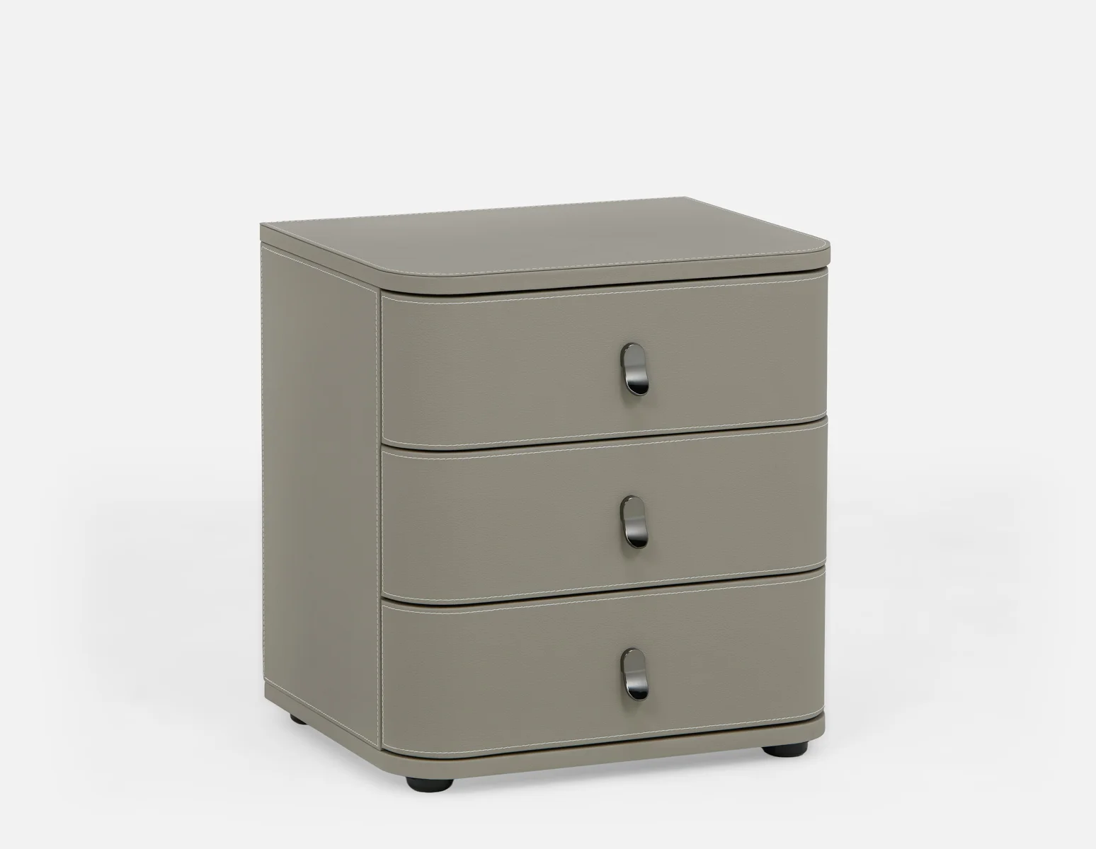 GAEL — Contemporary 3-drawer nightstand - Image 2
